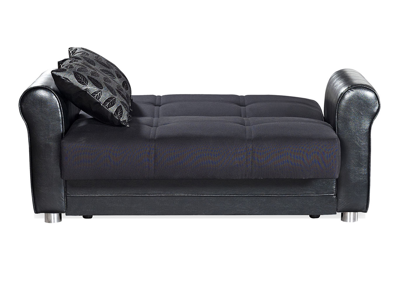 Avalon Plus Prusa Black Polyester Love Seat,Ottomanson (Previously Casamode)